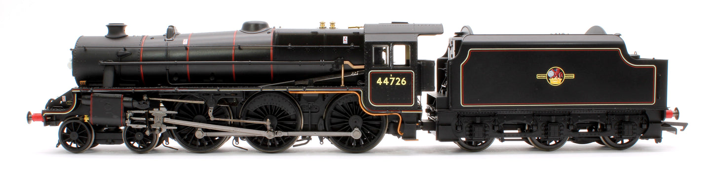 Stanier Class 5MT 'Black 5' 4-6-0 44726 BR Black Late Crest with Steam Generator Steam Locomotive