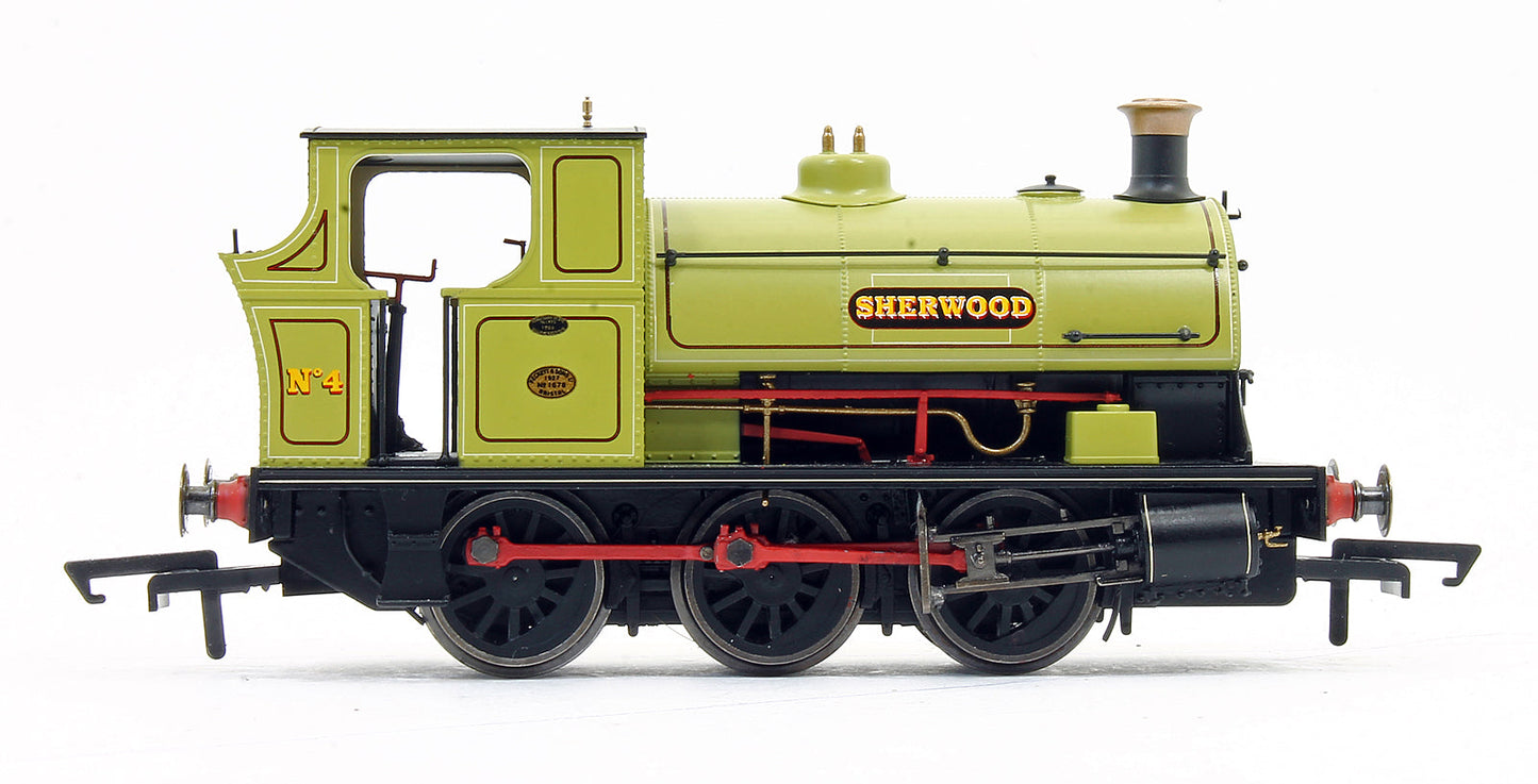 Pre-Owned R3693 Peckett B2 Sherwood Colliery Steam Locomotive No.4 - DCC Fitted