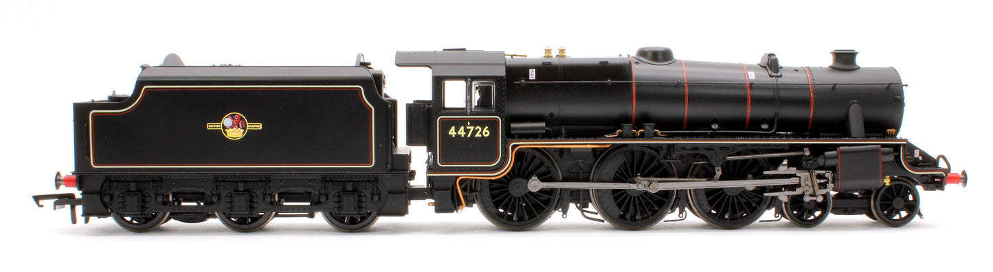 Stanier Class 5MT 'Black 5' 4-6-0 44726 BR Black Late Crest with Steam Generator Steam Locomotive