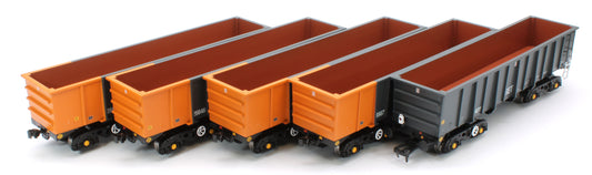 ACC2968 Set of 5 PTA - BSc South Wales Grey Wagons - Pack 1
