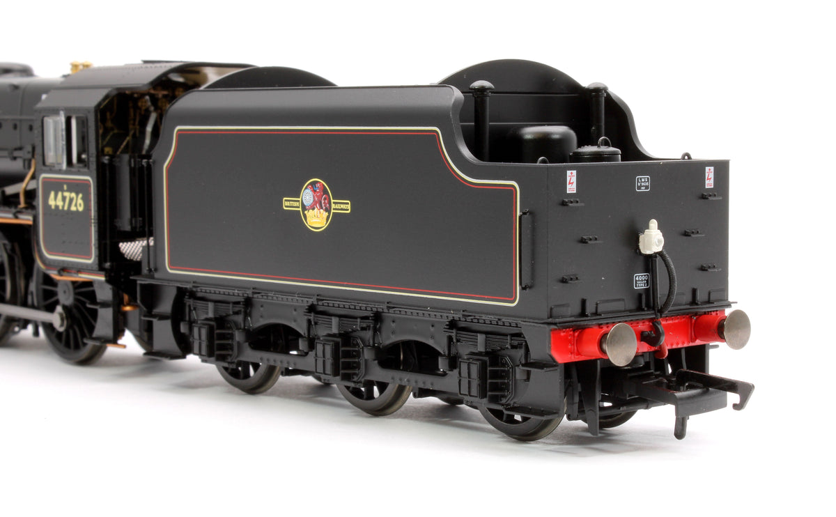 Pre-Owned Stanier Class 5MT 'Black 5' 4-6-0 44726 BR Black Late Crest with Steam Generator Steam Locomotive - DCC Sound