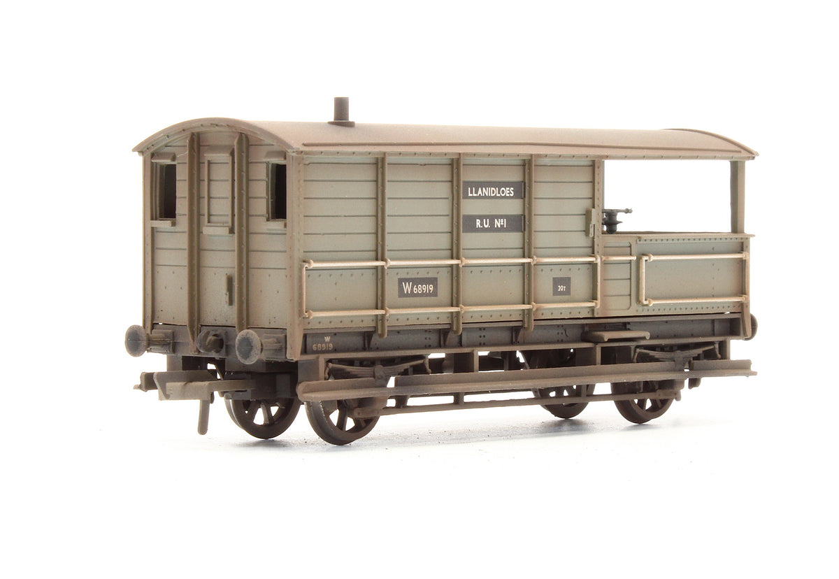 Pre-Owned 20T Toad Brake Van BR Grey 'W68919' - Custom Weathered