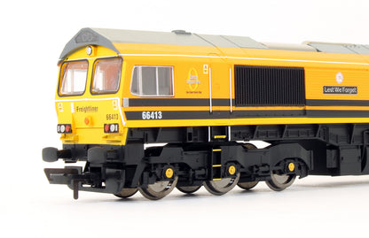 Pre-Owned R3786 Freightliner Class 66413 'Lest We Forget' Diesel Locomotive