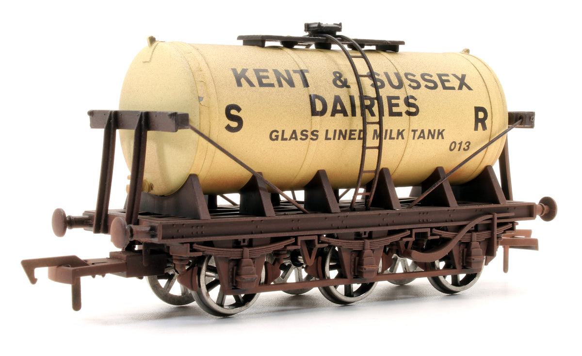 Pre-Owned 'Kent & Sussex Dairies' 6 Wheel Tanker No.13 (Weathered) - Limited Edition