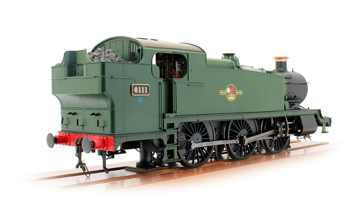 Pre-Owned 2-6-2T 'Large Prairie' 6111 BR Un-Lined Green Late Crest Steam Locomotive