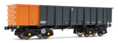 ACC2968 Set of 5 PTA - BSc South Wales Grey Wagons - Pack 1