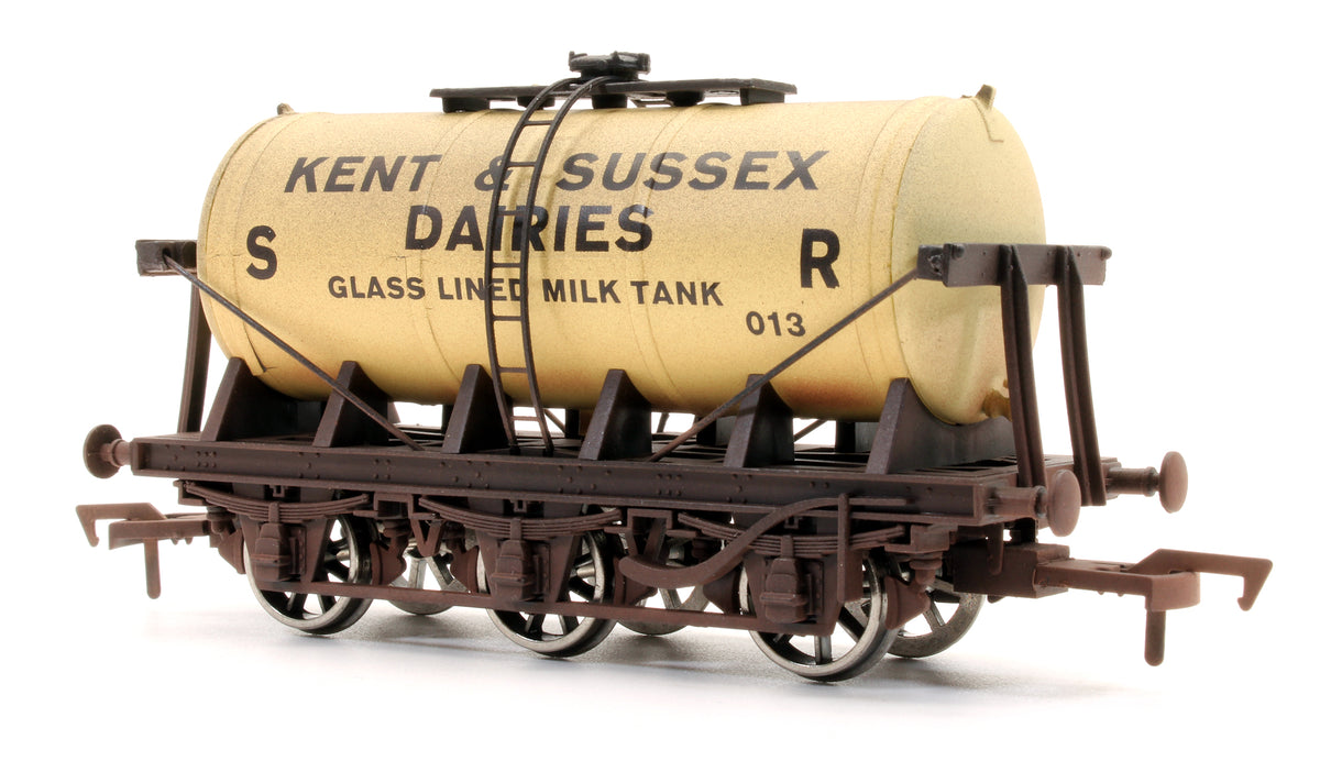 Pre-Owned 'Kent & Sussex Dairies' 6 Wheel Tanker No.13 (Weathered) - Limited Edition