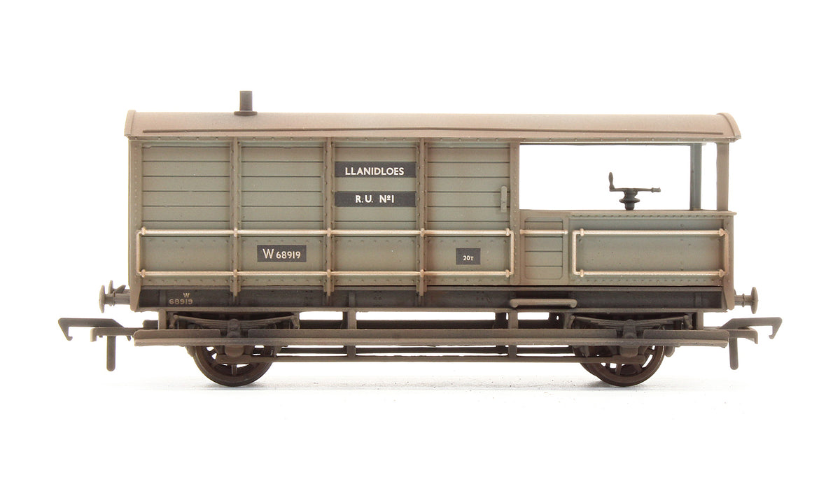 Pre-Owned 20T Toad Brake Van BR Grey 'W68919' - Custom Weathered