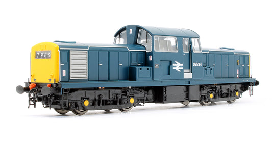 BR Blue D8534 Class 17 With Full Yellow Ends Diesel Locomotive