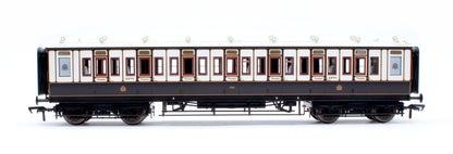 LNWR 50ft Arc Roof Third Corridor LNWR Dark Claret & White No.2374
