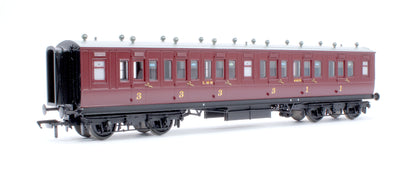 LNWR 50ft Arc Roof Composite Corridor LMS Crimson Lake No.4415