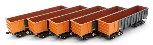 ACC2969 Set of 5 PTA - BSc South Wales Grey Wagons - Pack 2