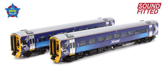 Class 158 2-Car DMU 158711 ScotRail Saltire - DCC Sound