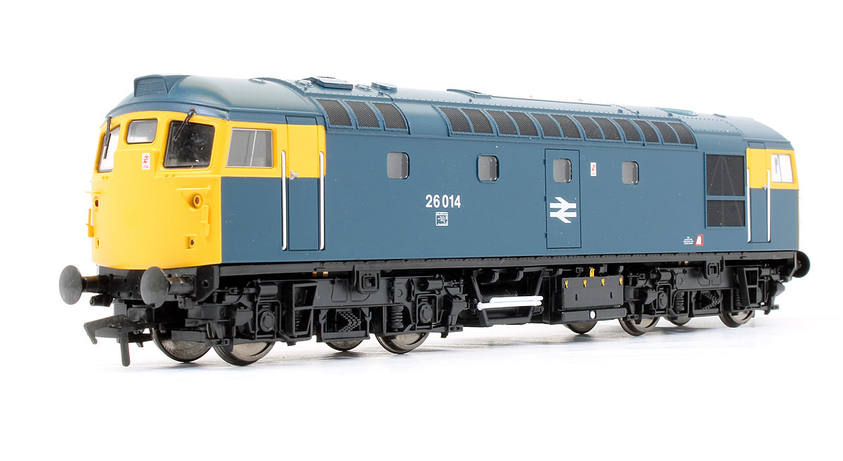 Pre-Owned Class 26014 BR Blue With Full Yellow Ends Diesel Locomotive