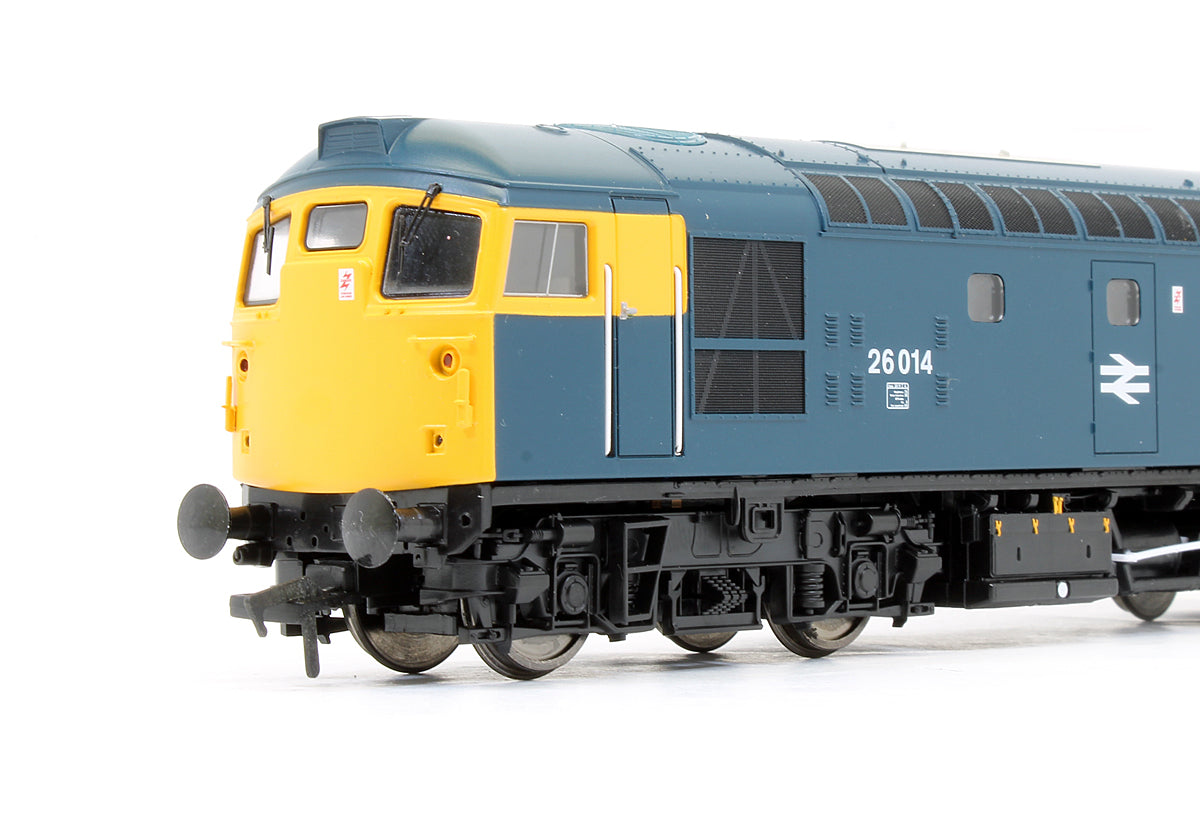 Pre-Owned Class 26014 BR Blue With Full Yellow Ends Diesel Locomotive
