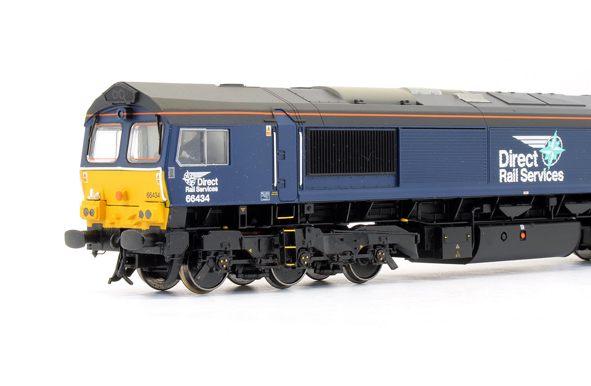 Pre-Owned Class 66434 DRS Plain Blue Compass Diesel Locomotive - DCC Fitted