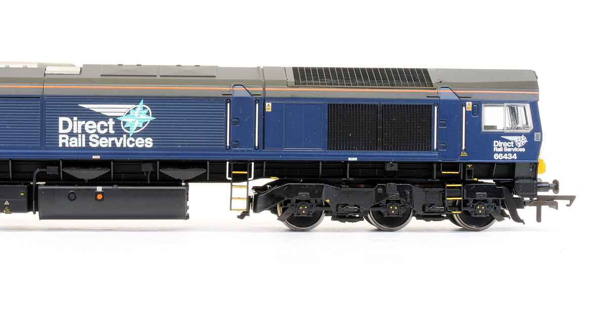 Pre-Owned Class 66434 DRS Plain Blue Compass Diesel Locomotive - DCC Fitted