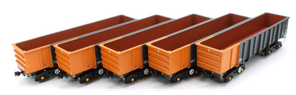 ACC2970 Set of 5 PTA - BSc South Wales Grey Wagons - Pack 3