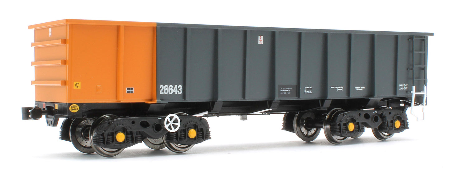 ACC2970 Set of 5 PTA - BSc South Wales Grey Wagons - Pack 3