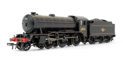 Pre-Owned K3 '61823' BR Lined Black Late Crest Stepped Tender Steam Locomotive