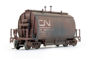 Pre-Owned NSC Barrel Ore Hopper Short Canadian National #346067 (Custom Weathered)