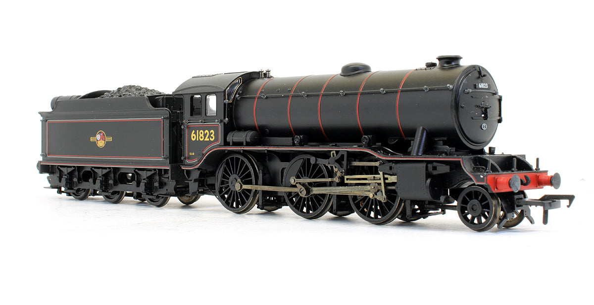 Pre-Owned K3 '61823' BR Lined Black Late Crest Stepped Tender Steam Locomotive