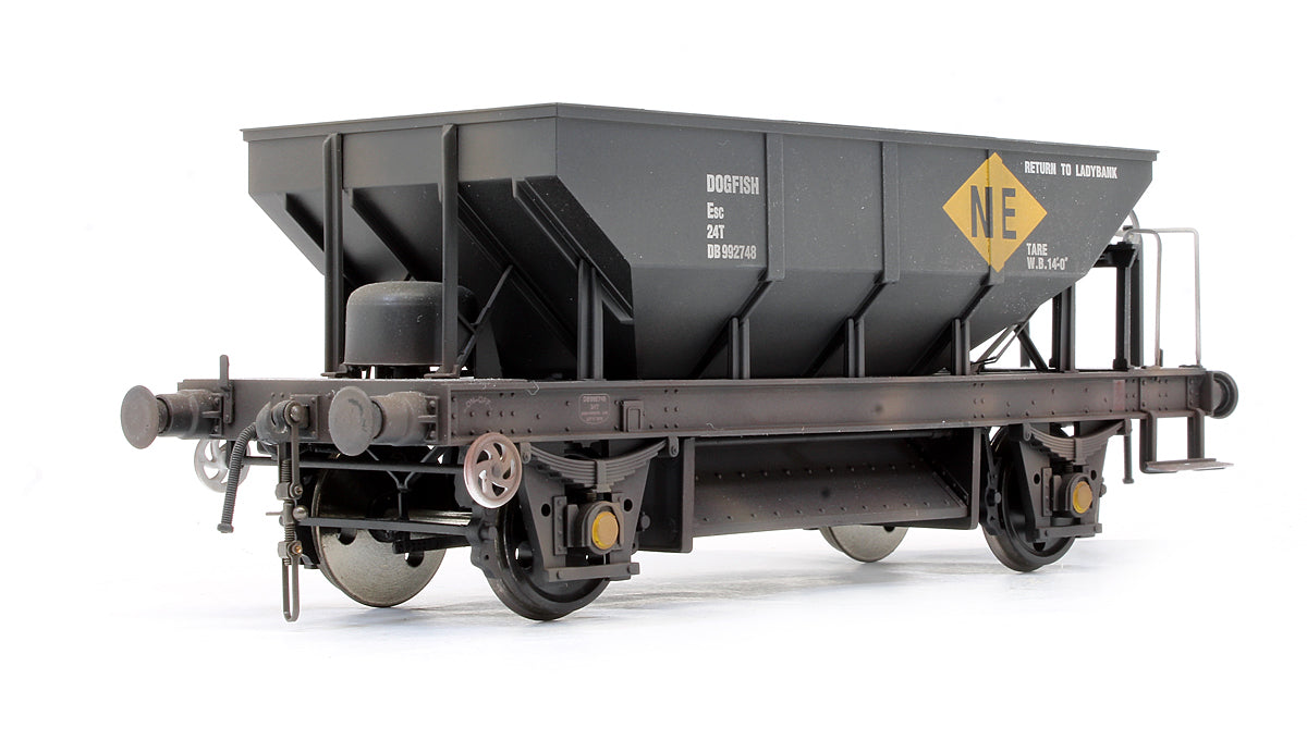 Pre-Owned BR ‘Dogfish’ Ballast Hopper BR Black DB992748 (NE markings) (Custom Weathered)