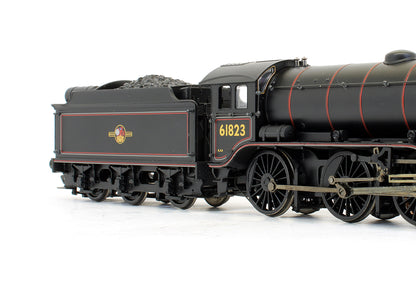 Pre-Owned K3 '61823' BR Lined Black Late Crest Stepped Tender Steam Locomotive