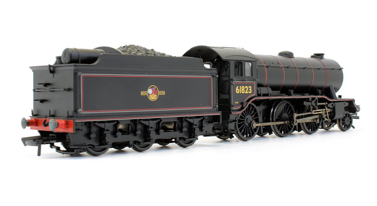 Pre-Owned K3 '61823' BR Lined Black Late Crest Stepped Tender Steam Locomotive