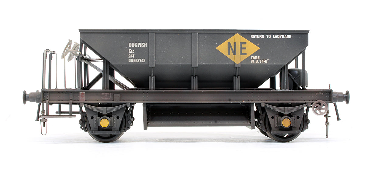 Pre-Owned BR ‘Dogfish’ Ballast Hopper BR Black DB992748 (NE markings) (Custom Weathered)