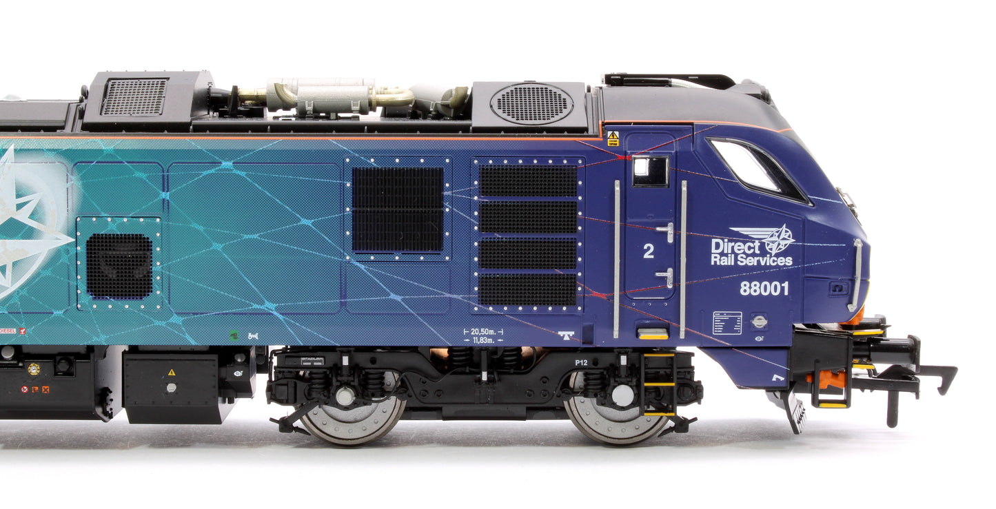 Pre-Owned 4D-088-001 Class 88 'Revolution' 88001 DRS Electro-Diesel Locomotive