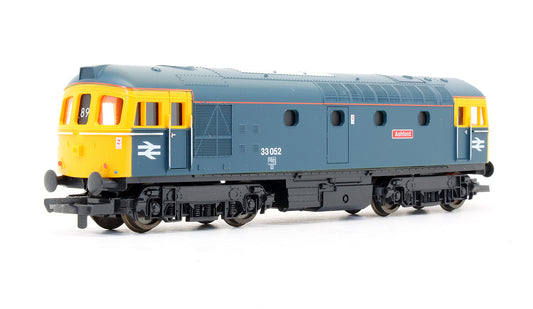 Pre-Owned BR Blue Class 33052 'Ashford' Diesel Locomotive