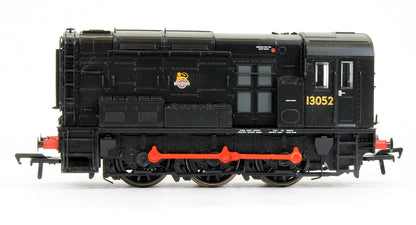 Pre-Owned Class 08 13052 BR Black Early Emblem Diesel Shunter Locomotive