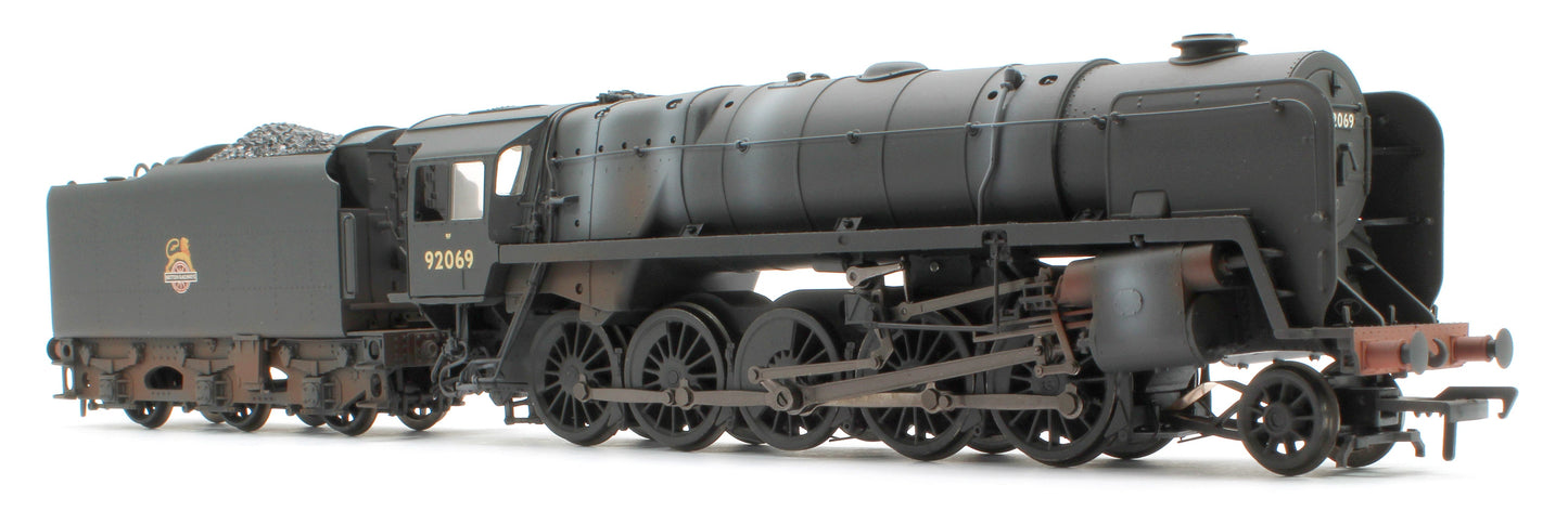 Pre-Owned 32-852ASF BR Standard 9F with BR1F Tender 92069 BR Black (Early Emblem) Weathered - DCC Sound