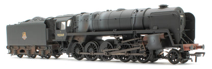 BR Standard 9F with BR1F Tender 92069 BR Black (Early Emblem) Weathered - DCC Sound