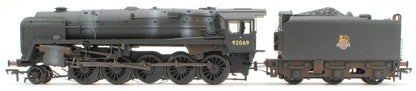 Pre-Owned 32-852ASF BR Standard 9F with BR1F Tender 92069 BR Black (Early Emblem) Weathered - DCC Sound