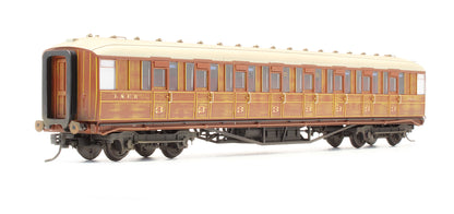 Pre-Owned LNER 61ft 6in Gresley Teak Corridor 3rd Class Coach '1463' - Custom Weathered