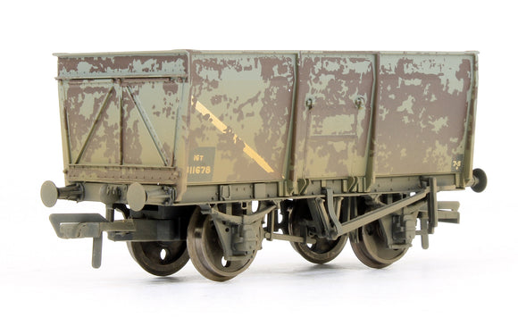 Pre-Owned 16t Slope Sided Steel Mineral Wagon BR Grey - Weathered