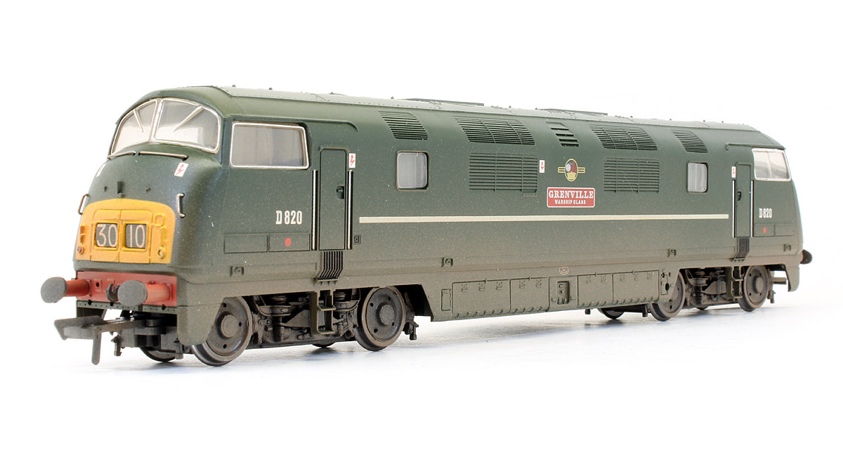 Pre-Owned Class 42 D820 BR Green 'Grenville' Diesel Locomotive (Weathered) - DCC Fitted