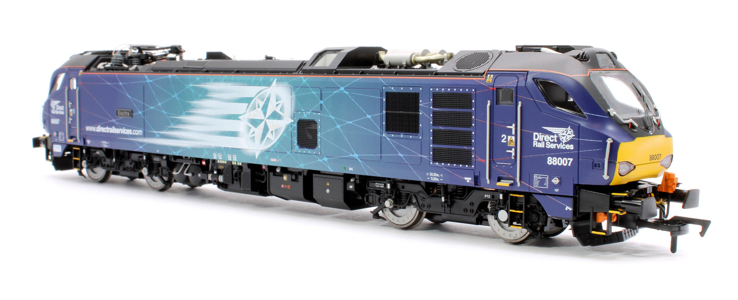 Pre-Owned 4D-088-003S Class 88 'Electra' 88007 DRS Electro-Diesel Locomotive (DCC Sound & Working Pantograph)