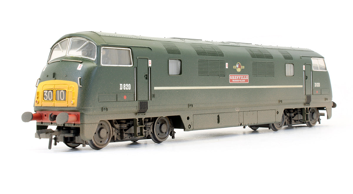 Pre-Owned Class 42 D820 BR Green 'Grenville' Diesel Locomotive (Weathered) - DCC Fitted