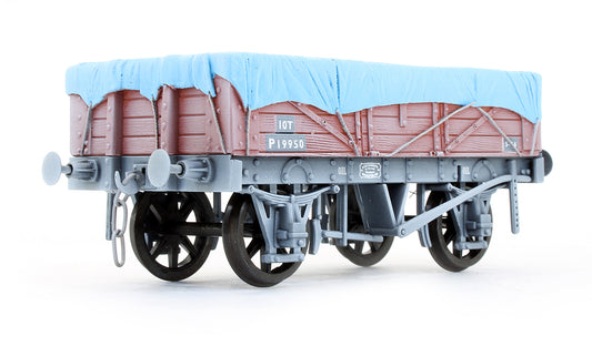 Pre-Owned BR Bauxite China Clay Wagon P19950 (Weathered)