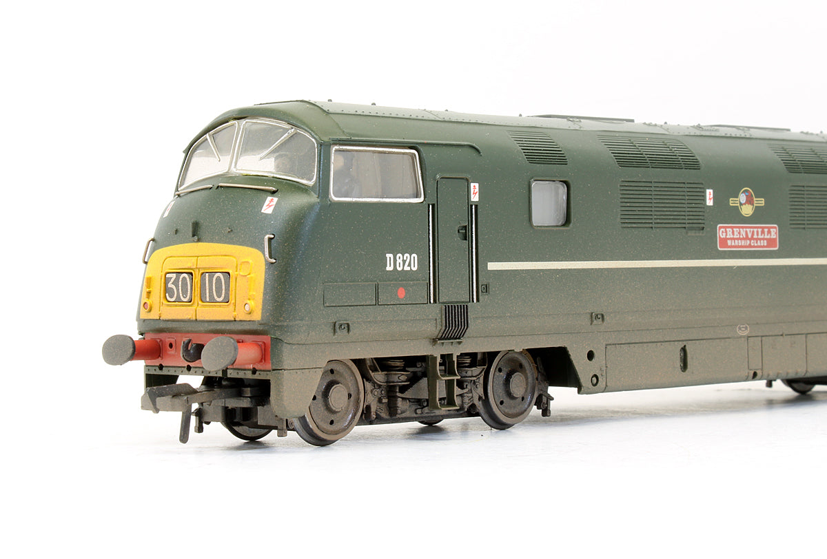 Pre-Owned Class 42 D820 BR Green 'Grenville' Diesel Locomotive (Weathered) - DCC Fitted