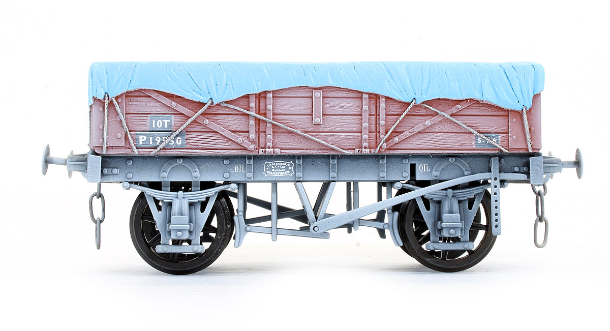 Pre-Owned BR Bauxite China Clay Wagon P19950 (Weathered)