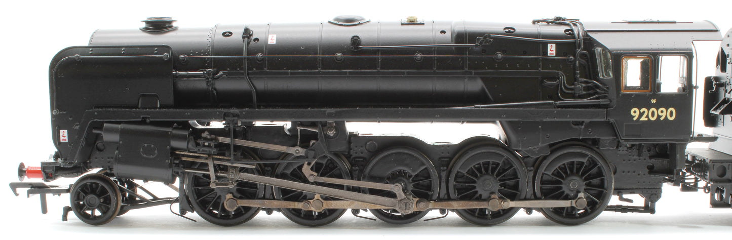 BR Standard 9F with BR1G Tender 92090 BR Black (Late Crest)