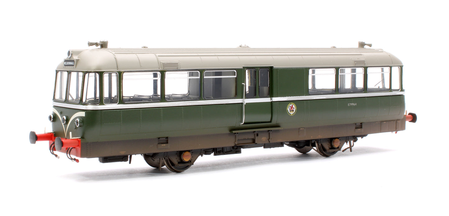 Waggon & Maschinenbau (W&M) Diesel Railbus BR Green E79964 (speed whiskers) - Weathered