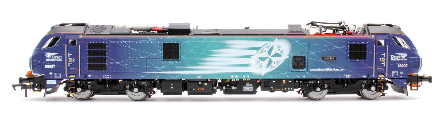 Pre-Owned 4D-088-003S Class 88 'Electra' 88007 DRS Electro-Diesel Locomotive (DCC Sound & Working Pantograph)