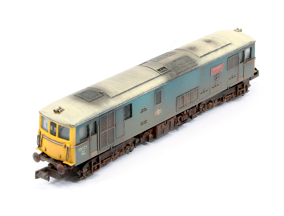 Pre-Owned Class 73121 'Croydon' BR Blue Electro-Diesel Locomotive (Custom Finished)