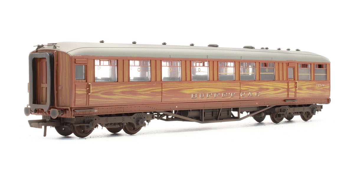R4601 Pre-Owned BR Teak 61' 6" Corridor Buffet Car 'E9126' - Custom Weathered