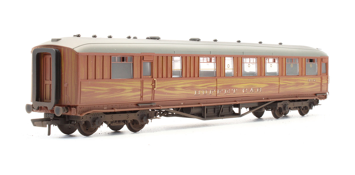 R4601 Pre-Owned BR Teak 61' 6" Corridor Buffet Car 'E9126' - Custom Weathered
